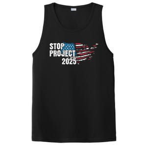 American Flag Stop Project 2025 Anti Trump PosiCharge Competitor Tank