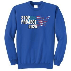 American Flag Stop Project 2025 Anti Trump Sweatshirt