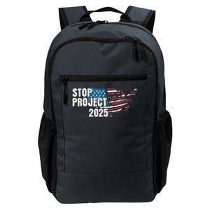 American Flag Stop Project 2025 Anti Trump Daily Commute Backpack