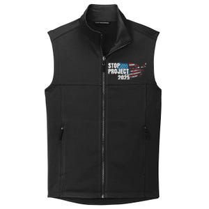 American Flag Stop Project 2025 Anti Trump Collective Smooth Fleece Vest