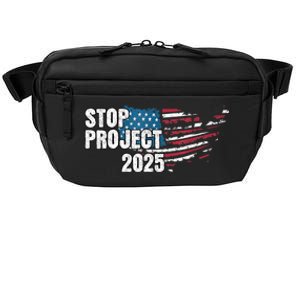 American Flag Stop Project 2025 Anti Trump Crossbody Pack