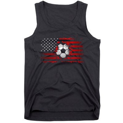 American Flag Soccer Apparel Soccer Tank Top