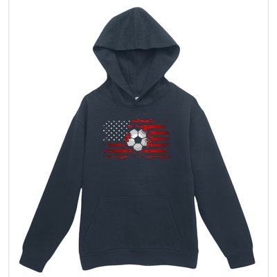 American Flag Soccer Apparel Soccer Urban Pullover Hoodie