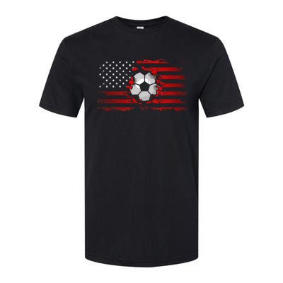 American Flag Soccer Apparel Soccer Softstyle CVC T-Shirt