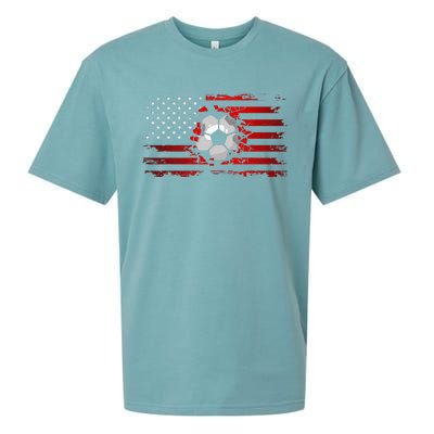 American Flag Soccer Apparel Soccer Sueded Cloud Jersey T-Shirt