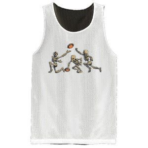 American Football Skeleton Halloween Boy Football Fan Mesh Reversible Basketball Jersey Tank