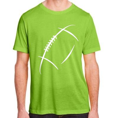 American Football Silhouette Football Adult ChromaSoft Performance T-Shirt