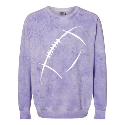 American Football Silhouette Football Colorblast Crewneck Sweatshirt