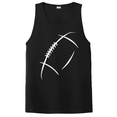 American Football Silhouette Football PosiCharge Competitor Tank