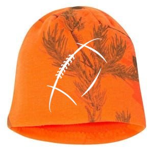 American Football Silhouette Football Kati - Camo Knit Beanie