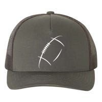 American Football Silhouette Football Yupoong Adult 5-Panel Trucker Hat