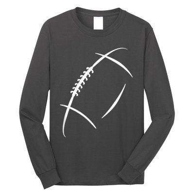 American Football Silhouette Football Long Sleeve Shirt