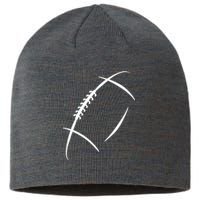 American Football Silhouette Football Sustainable Beanie