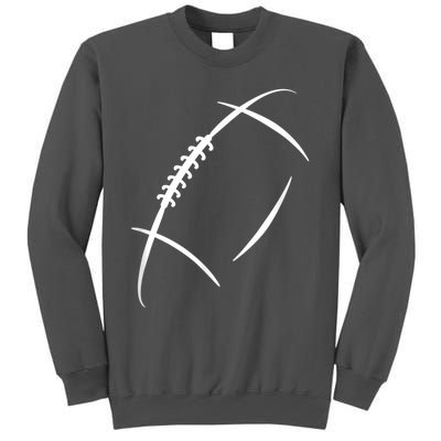 American Football Silhouette Football Tall Sweatshirt