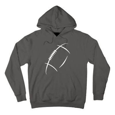 American Football Silhouette Football Tall Hoodie