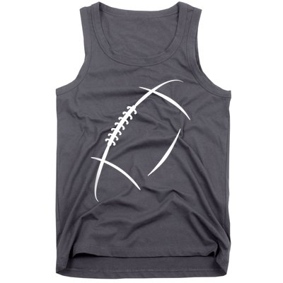 American Football Silhouette Football Tank Top