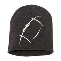 American Football Silhouette Football Short Acrylic Beanie