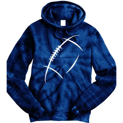 American Football Silhouette Football Tie Dye Hoodie