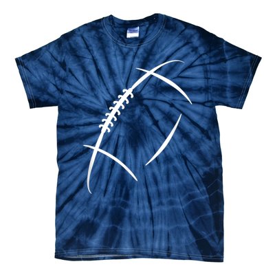 American Football Silhouette Football Tie-Dye T-Shirt