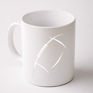 American Football Silhouette Football Coffee Mug