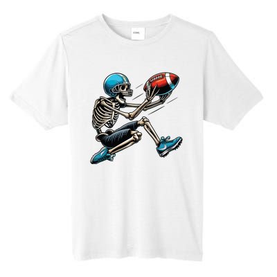 American Football Skeleton Halloween Boy Football Fan Tall Fusion ChromaSoft Performance T-Shirt