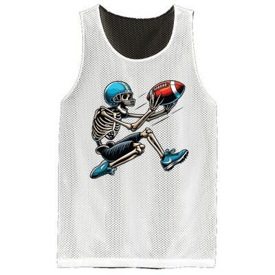 American Football Skeleton Halloween Boy Football Fan Mesh Reversible Basketball Jersey Tank