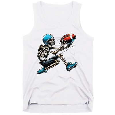 American Football Skeleton Halloween Boy Football Fan Tank Top