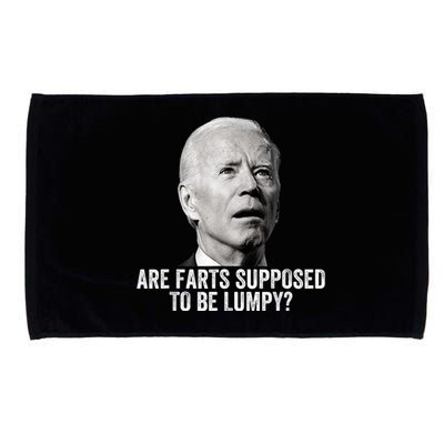 Are Farts Supposed To Be Lumpy Who Shit My Pants Microfiber Hand Towel