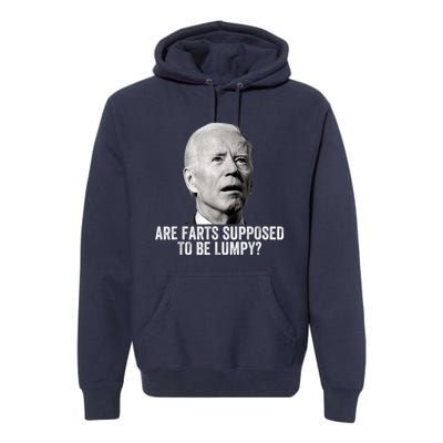 Are Farts Supposed To Be Lumpy Who Shit My Pants Premium Hoodie