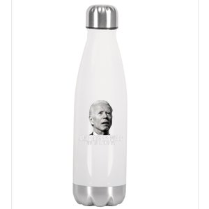 Are Farts Supposed To Be Lumpy Who Shit My Pants Stainless Steel Insulated Water Bottle