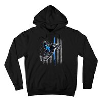 American Flag Snowmobile Shirt Men Snowmobile Riding Gift Hoodie