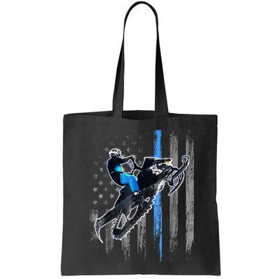 American Flag Snowmobile Shirt Men Snowmobile Riding Gift Bag