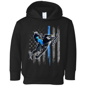 American Flag Snowmobile Shirt Men Snowmobile Riding Gift Toddler Hoodie