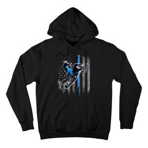 American Flag Snowmobile Shirt Men Snowmobile Riding Gift Tall Hoodie