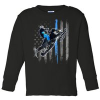 American Flag Snowmobile Shirt Men Snowmobile Riding Gift Toddler Long Sleeve Shirt