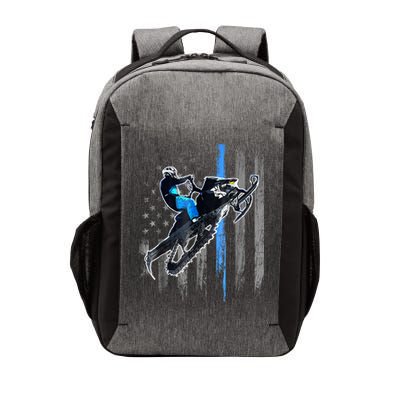 American Flag Snowmobile Shirt Men Snowmobile Riding Gift Vector Backpack