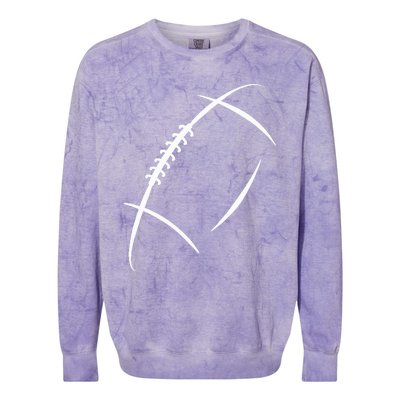 American Football Silhouette Football Colorblast Crewneck Sweatshirt