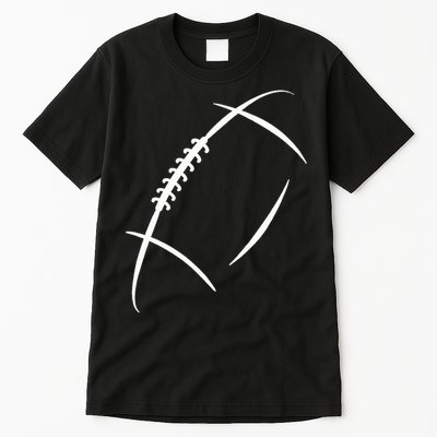 American Football Silhouette Football Tall T-Shirt