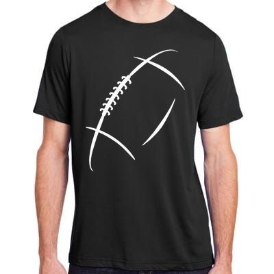 American Football Silhouette Football Adult ChromaSoft Performance T-Shirt