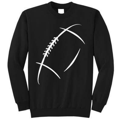 American Football Silhouette Football Tall Sweatshirt