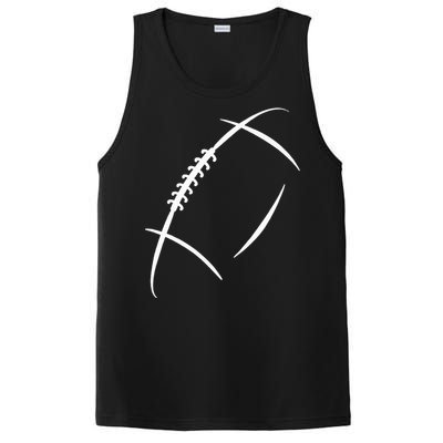 American Football Silhouette Football PosiCharge Competitor Tank