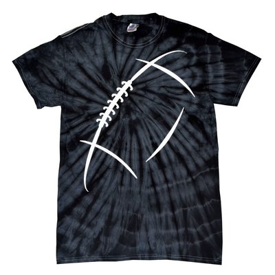 American Football Silhouette Football Tie-Dye T-Shirt