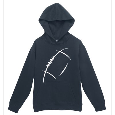 American Football Silhouette Football Urban Pullover Hoodie