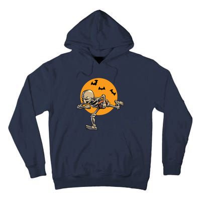 American Football Skeleton Halloween Boy Football Fan Tall Hoodie