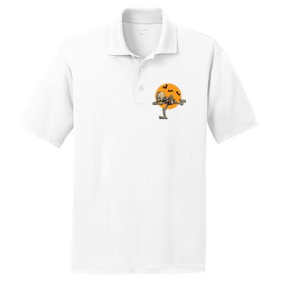 American Football Skeleton Halloween Boy Football Fan PosiCharge RacerMesh Polo