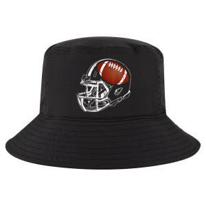 American Football Silhouette Football Player Football Cool Comfort Performance Bucket Hat