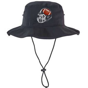 American Football Silhouette Football Player Football Legacy Cool Fit Booney Bucket Hat