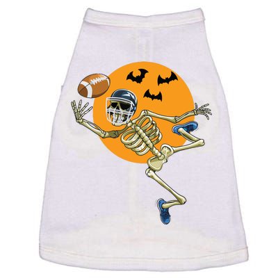 American Football Skeleton Halloween Boy Football Fan Doggie Tank