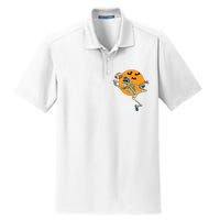 American Football Skeleton Halloween Boy Football Fan Dry Zone Grid Polo