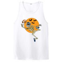 American Football Skeleton Halloween Boy Football Fan PosiCharge Competitor Tank